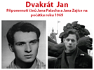 Pozvánka na filmový seminář Dvakrát Jan