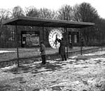 Rok 1951: Soutěžní tabule STS Doksy (Foto zdroj: Národní zemědělské muzeum)