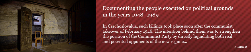 Documenting the people executed on political grounds in the years 1948-1989